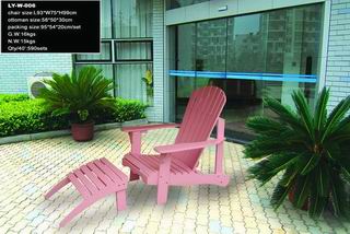 Wood beach chair set (LY-W-002)