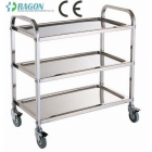 Stainless Steel Hospital Nursing Cart for macking up (DW-HE002)