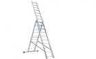 Aluminum combination ladder