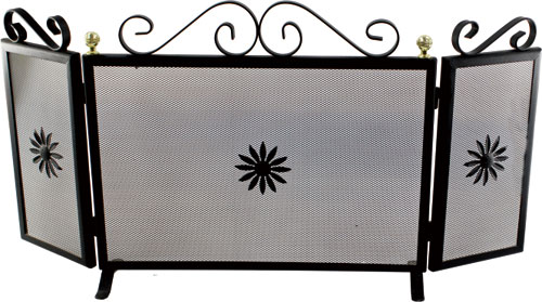 Fireplace fire screen (EF-C3008)