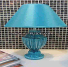 Blue Ceramic Table Lamp