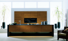 Wood Veneer Kitchen Cabinet