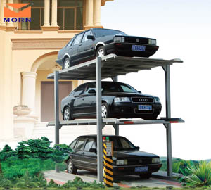 Underground car lift-pit type