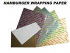 Hamburger wrapping paper