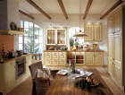 European  raised style PVC kitchen cabinet— VC-KPE-05