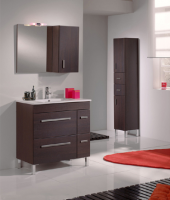 Simple design brown bathroom cupboard— VC-BMP-05