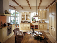 European  raised style PVC kitchen cabinet— VC-KPE-05