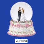 wedding snow globe