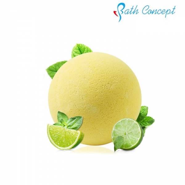 Wholesales customize bath bomb with lemon flavor