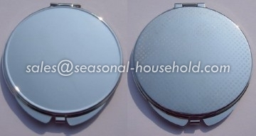 Round pocket cosmetic mirror