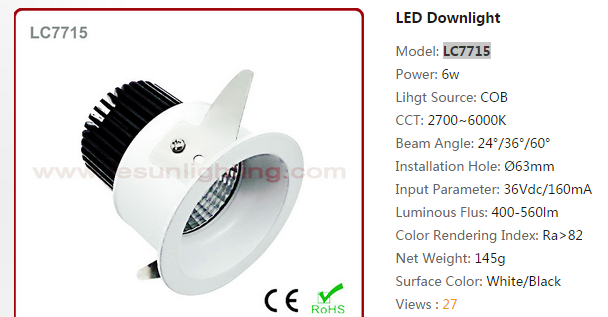 LED DownLighters